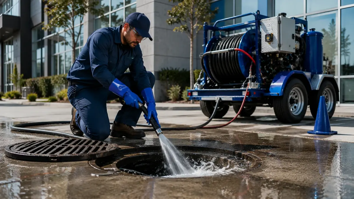 Commercial Hydro Jet Drain Cleaning in Sunnyvale