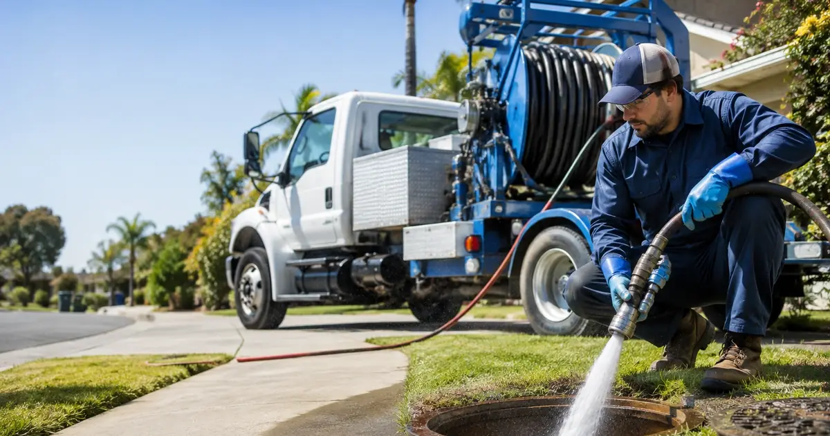 Hydro jet sewer cleaning Sunnyvale