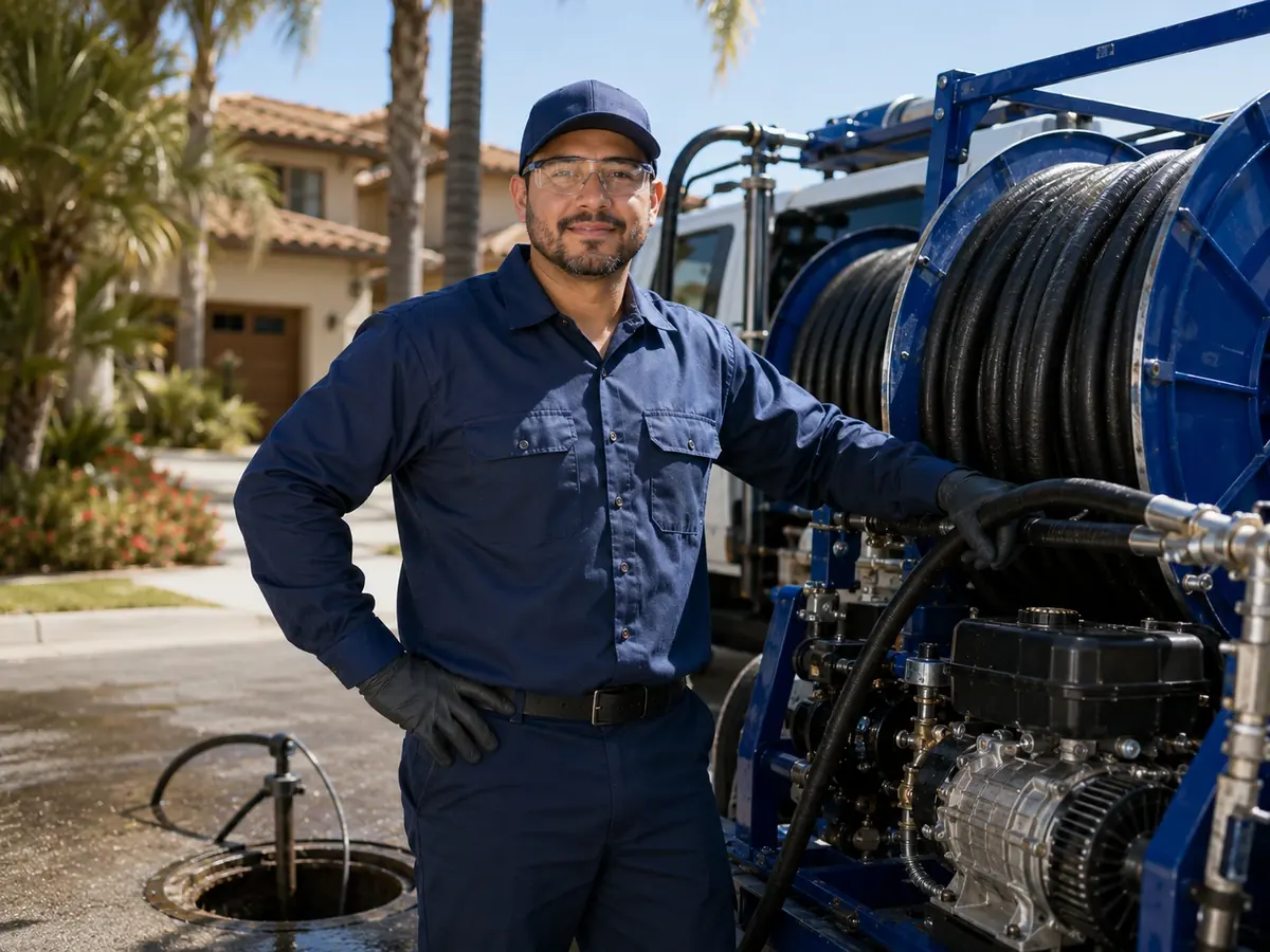 Hydro jet sewer cleaning in Sunnyvale