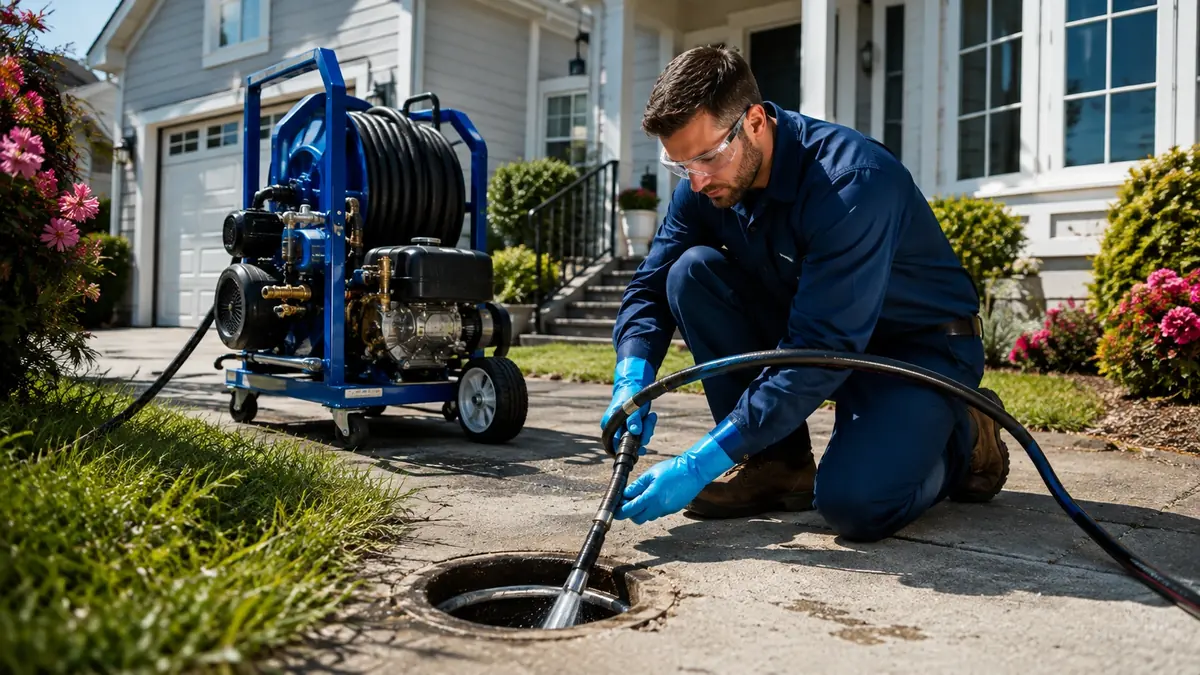 Residential Hydro Jet Drain Cleaning in Sunnyvale