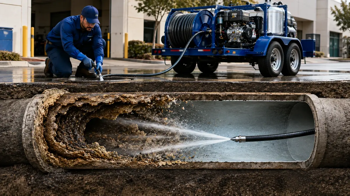 Sewer Pipe Descaling in Sunnyvale